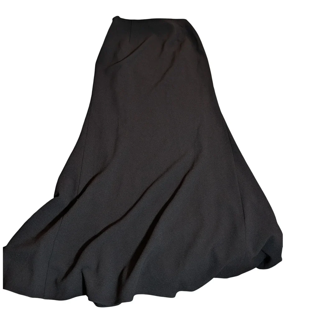 NBD Gisele Maxi Skirt Black Sheer Mesh Panel High Waist Revolve Size S NEW - Picture 3 of 9